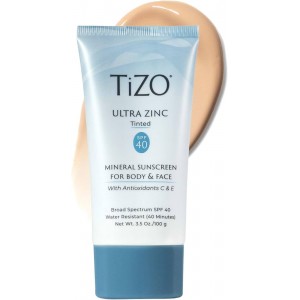 TIZO ULTRA Zinc Body & Face SPF 40 3.5oz - Tinted